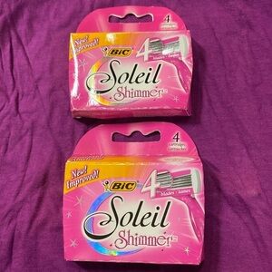 Bic Soleil Cartridge Bundle Shaving Haba Grooming Razor Refills NWT Shimmer